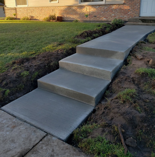 Picture of Sidewalk with steps